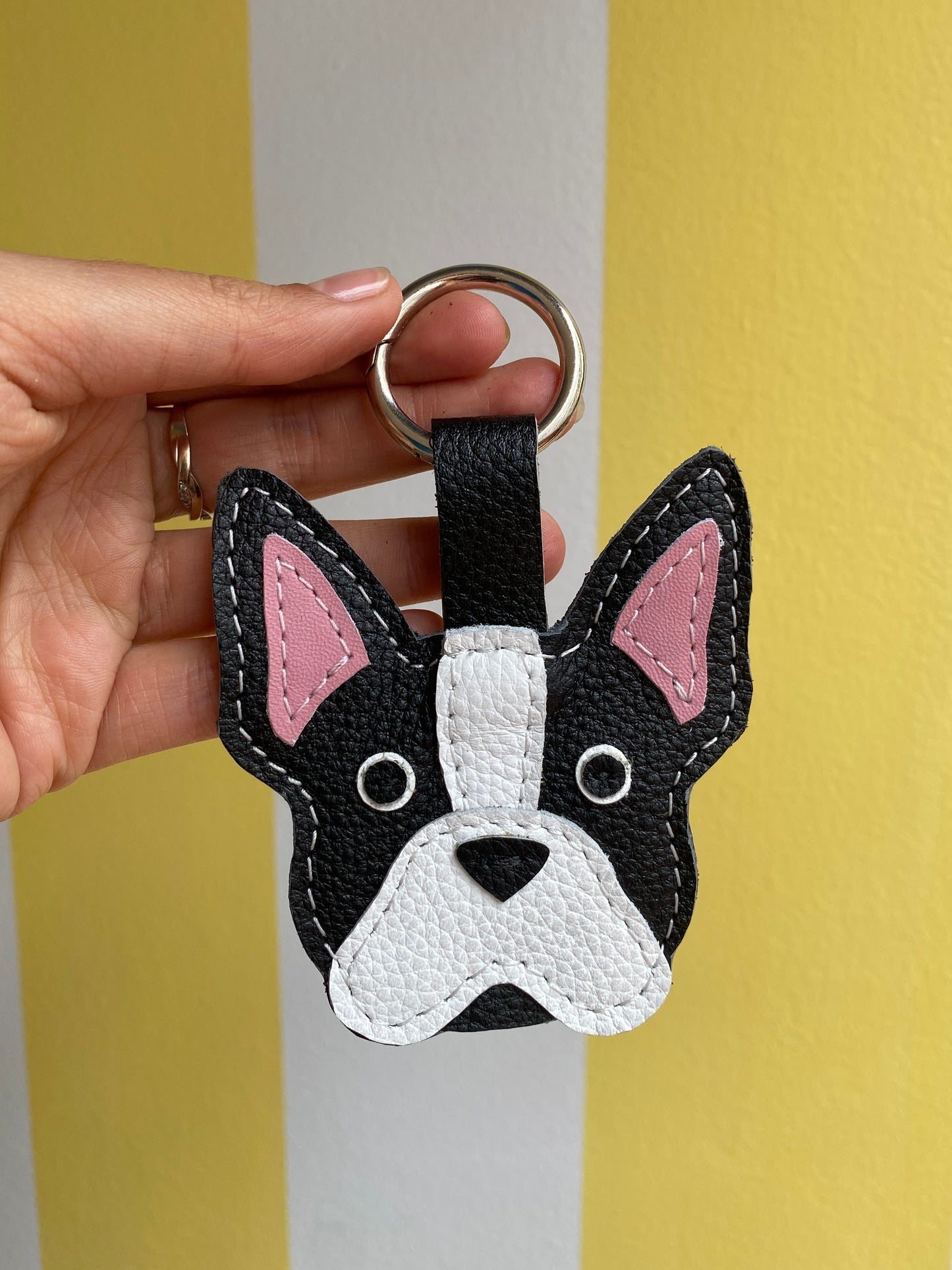 Llavero Boston Terrier
