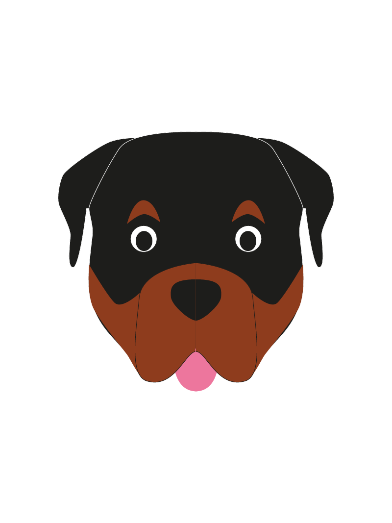 Llavero Rottweiler