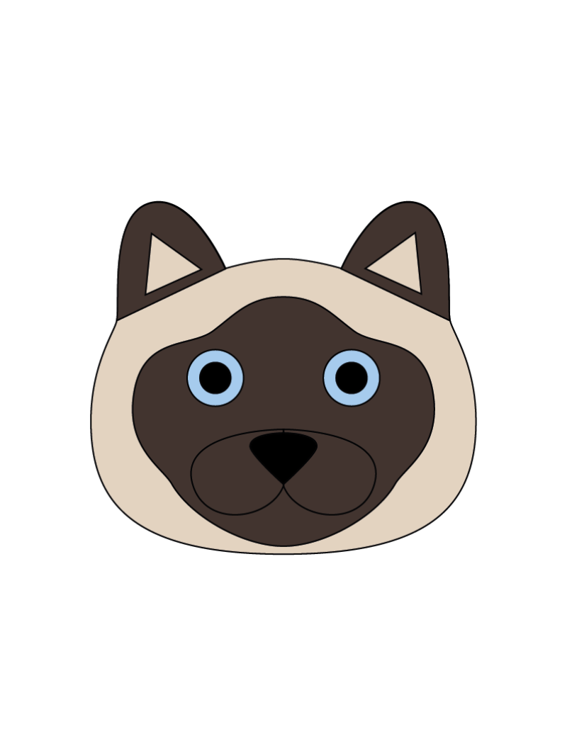 Llavero Gato Siamés