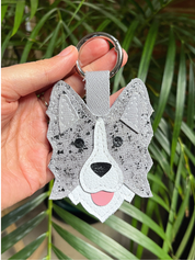 Border Collie Keychain