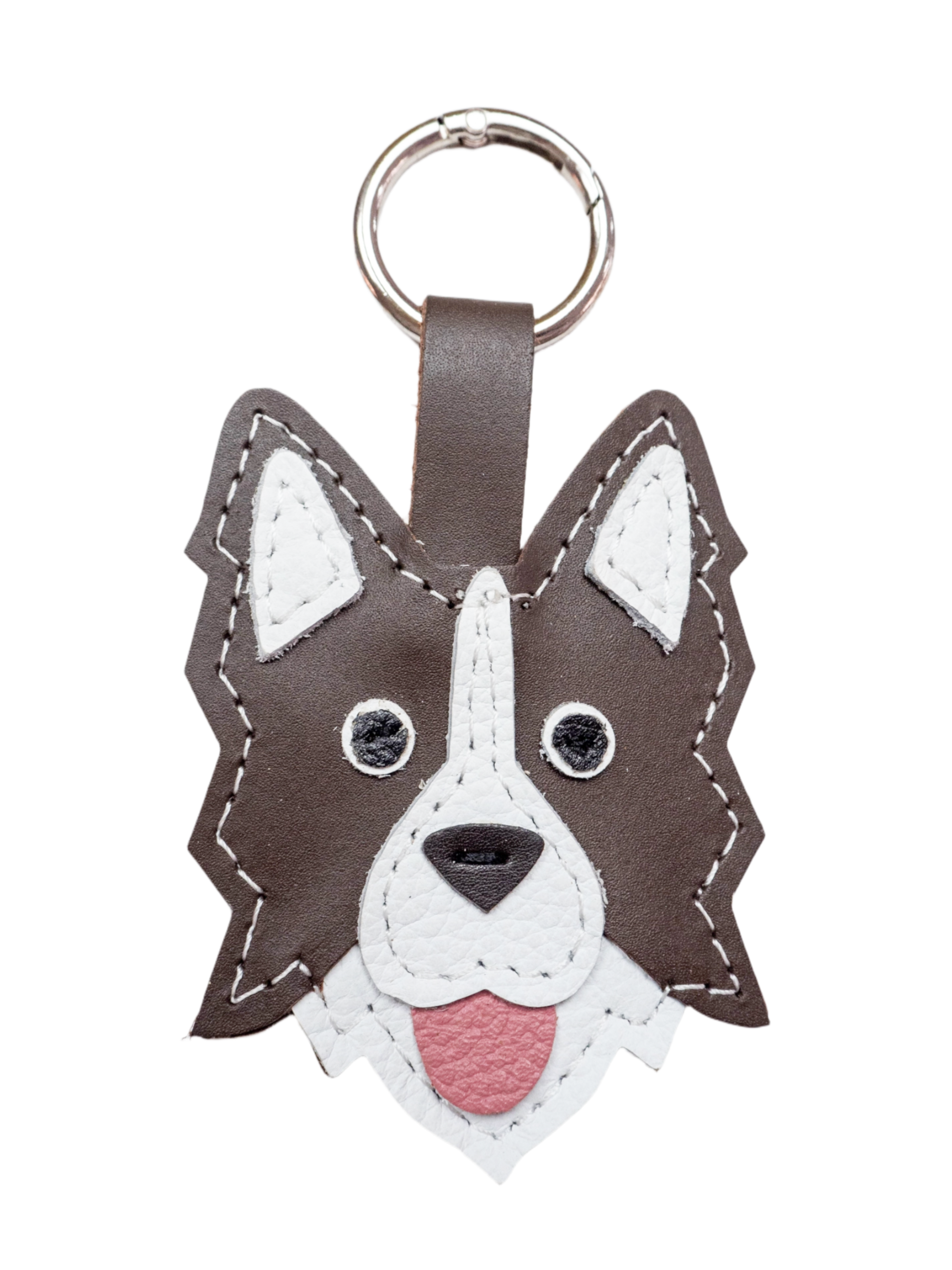 Border Collie Keychain