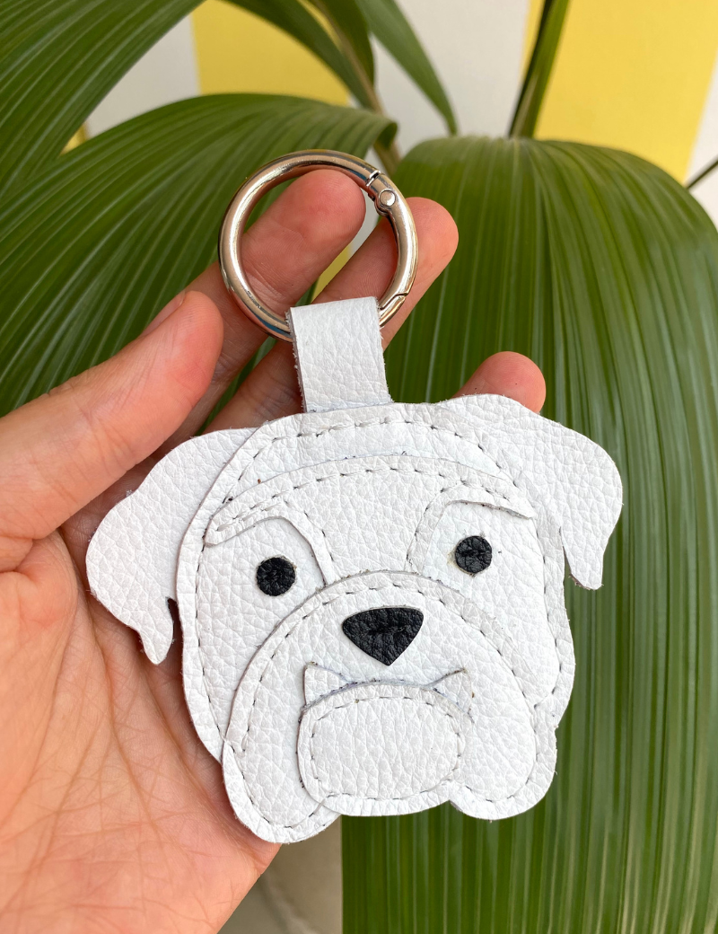 English Bulldog Keychain