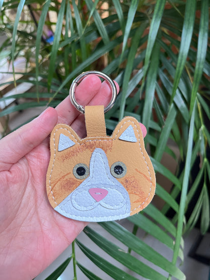 Llavero Gato personalizado PELO CORTO