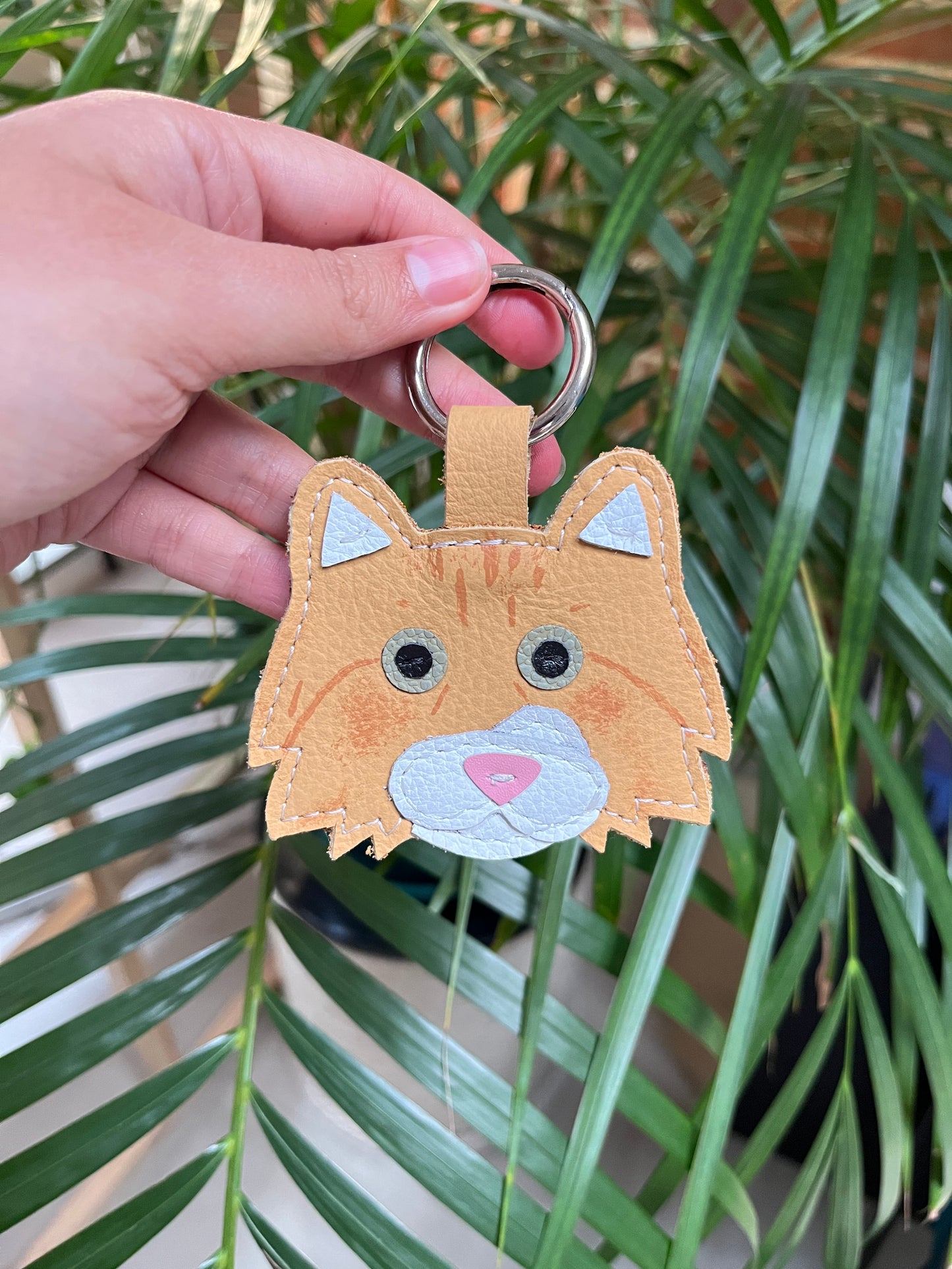 Llavero Gato personalizado PELO LARGO