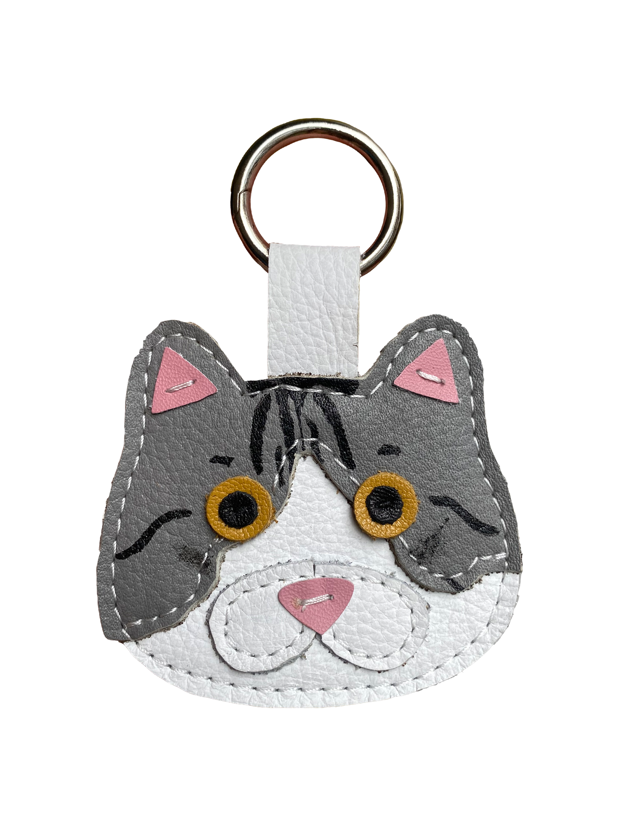 Short Hair Cat Keychain