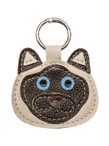 Burmese Cat Keychain