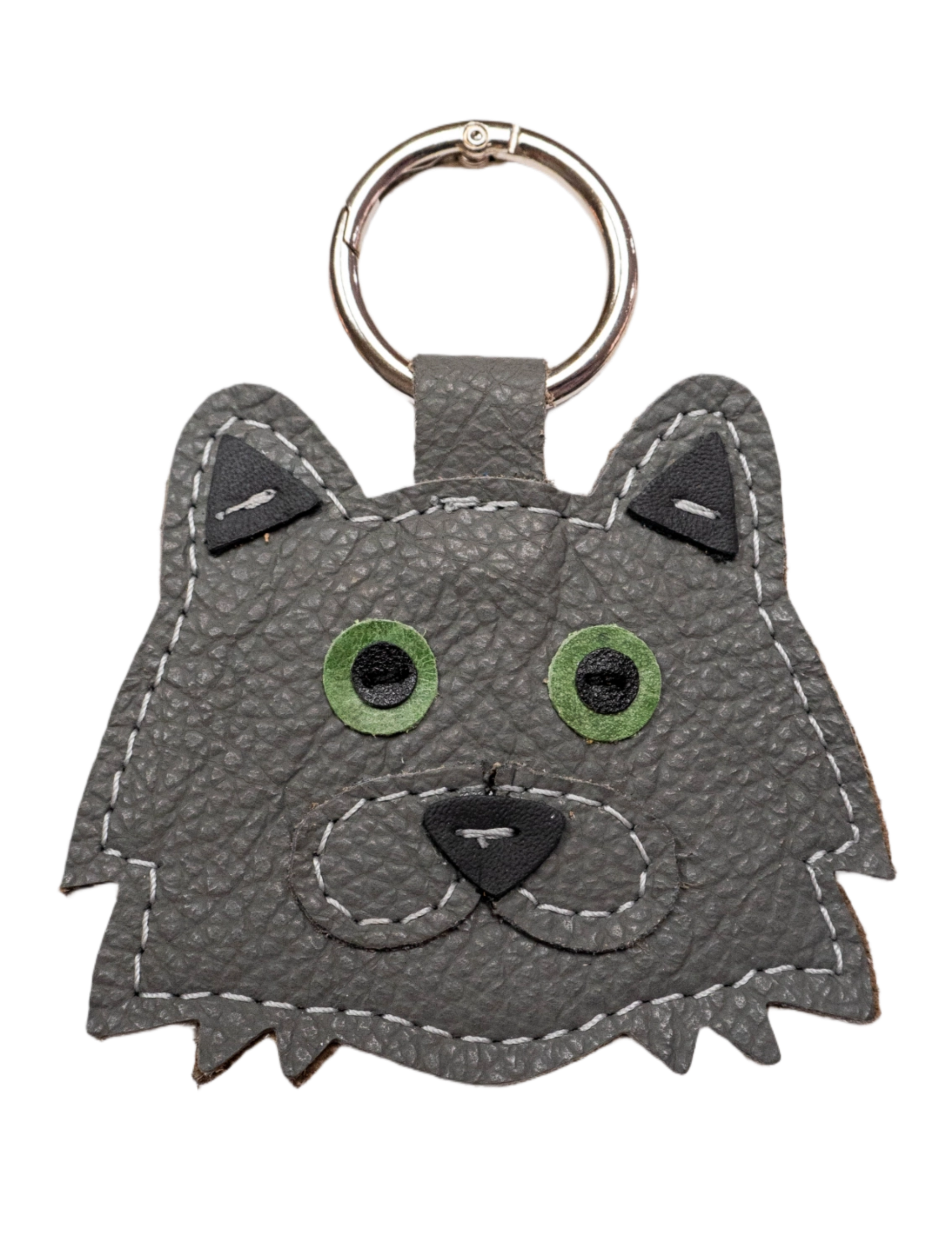 Long-haired Cat Keychain