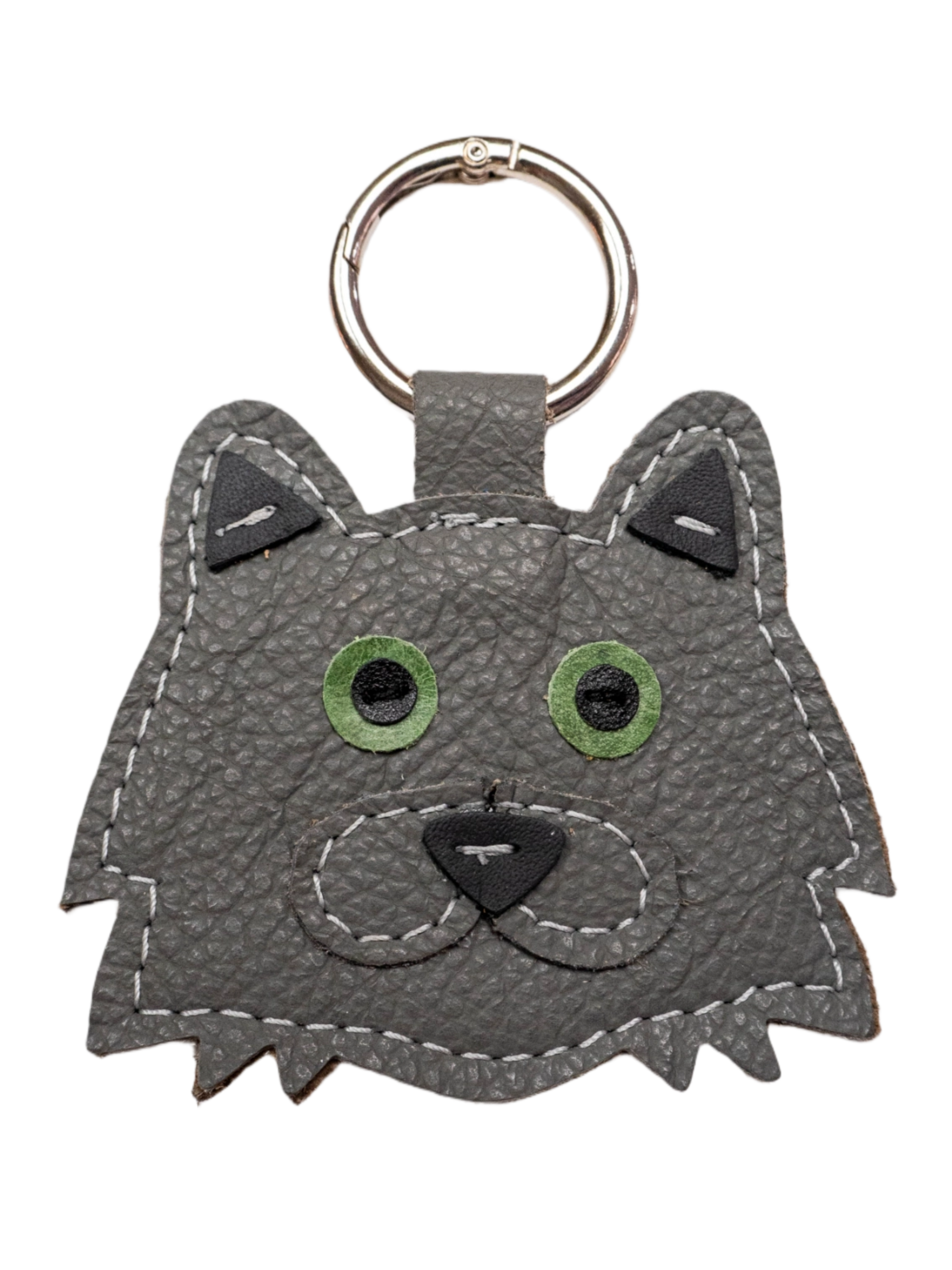 Long-haired Cat Keychain