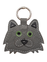 Long-haired Cat Keychain