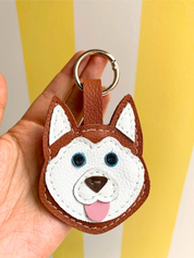 Siberian Husky Keychain