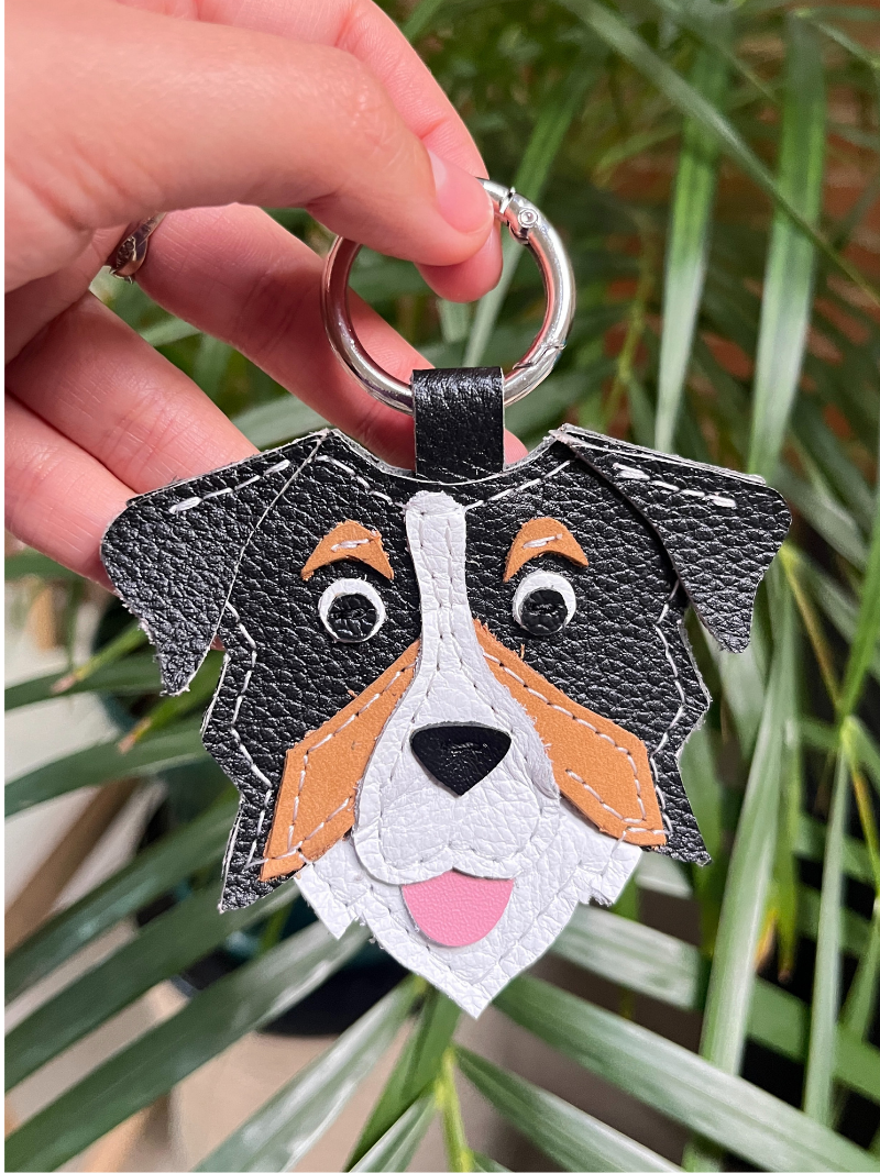 Australian Shepherd Keychain