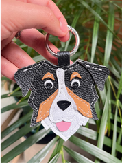 Australian Shepherd Keychain
