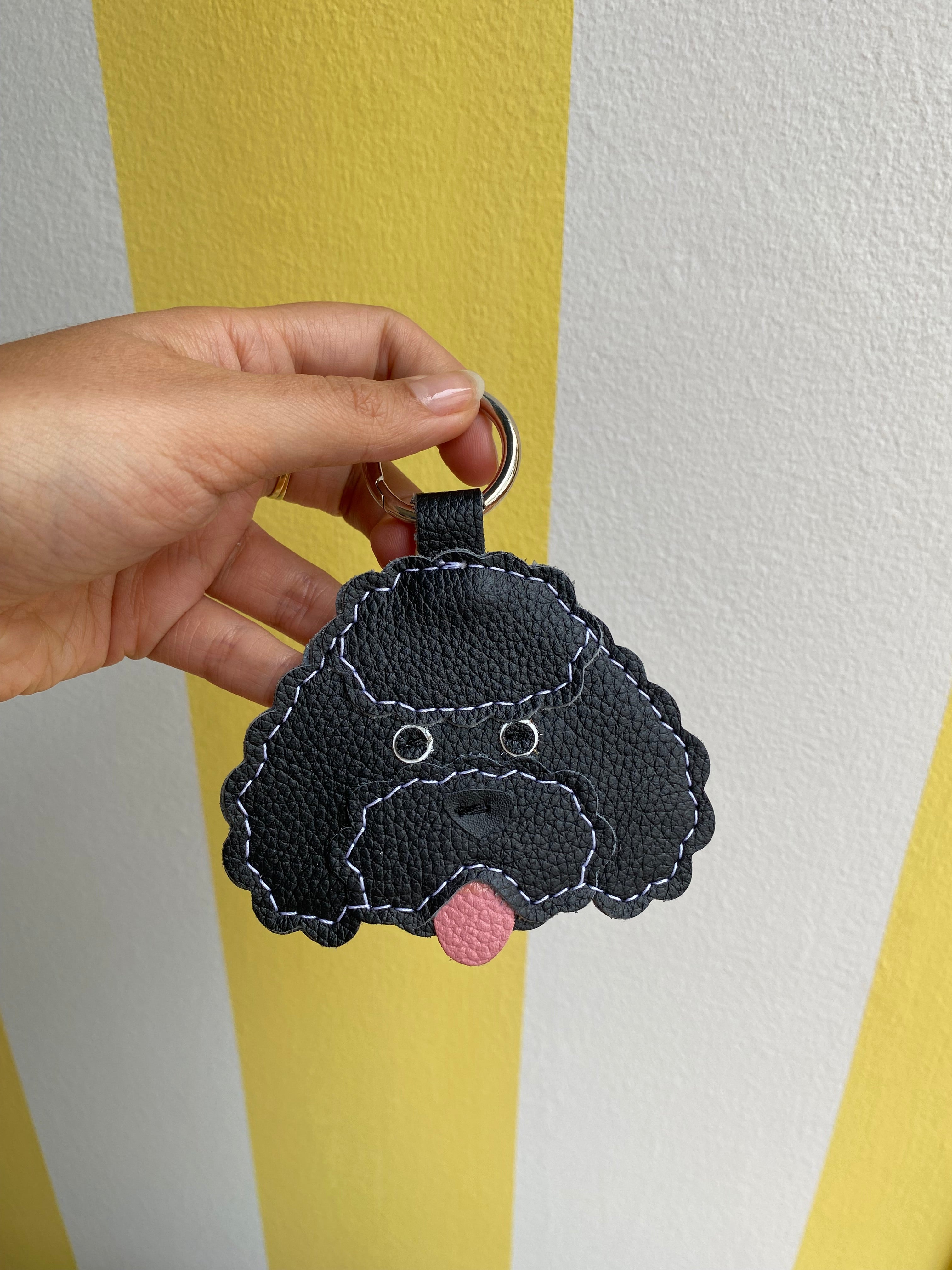 French Poodle Keychain