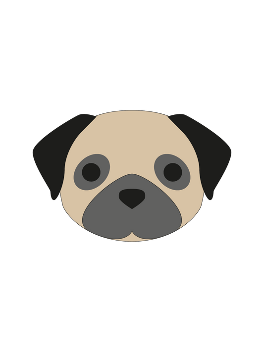 Llavero Pug
