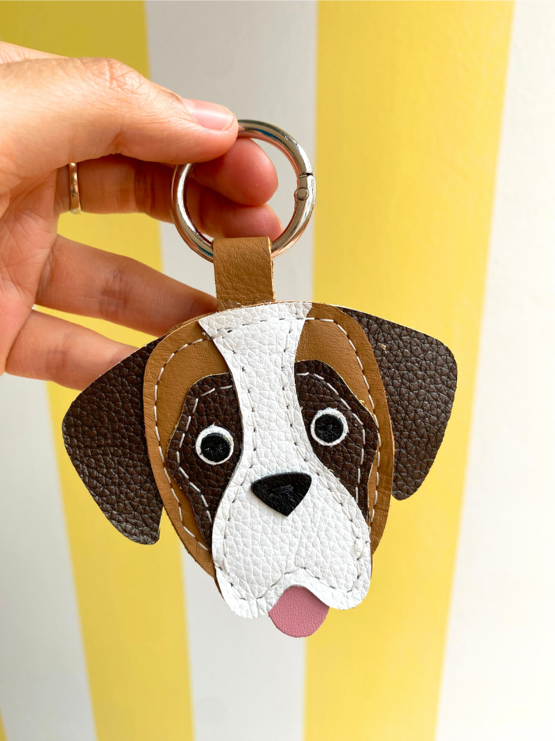 Saint Bernard Keychain
