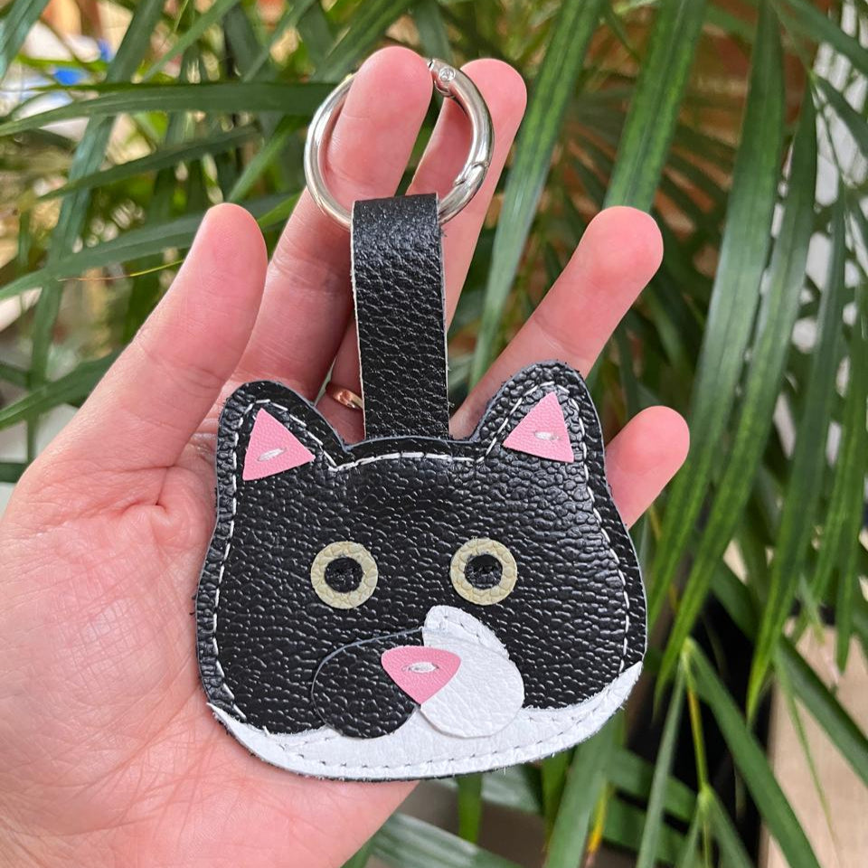 Short Hair Cat Keychain