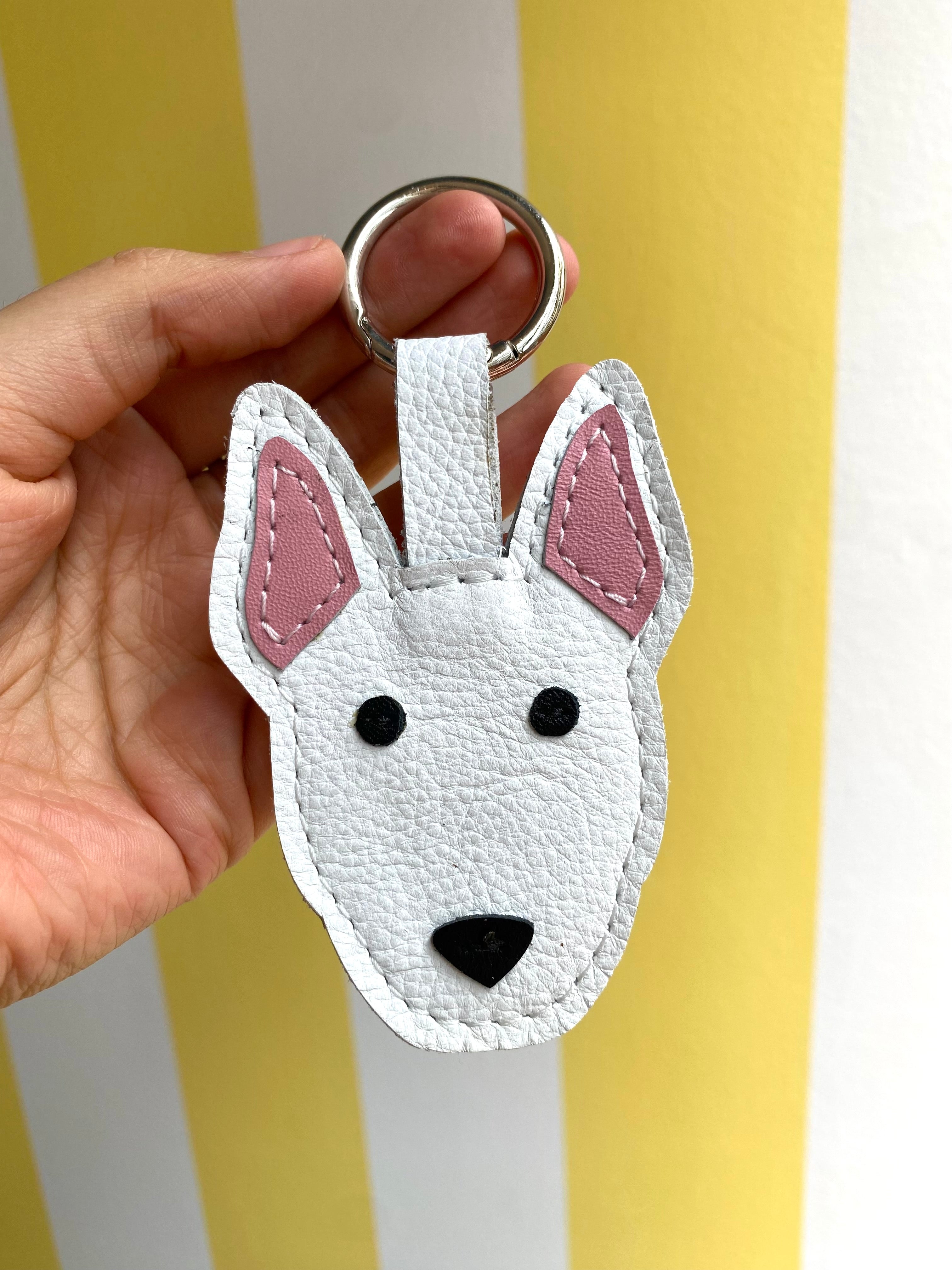 Bull Terrier Keychain