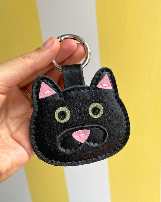 Llavero Gato unicolor PELO CORTO