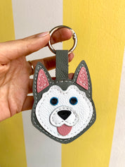 Siberian Husky Keychain