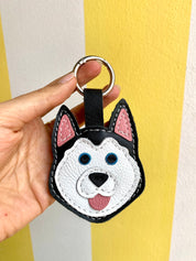 Siberian Husky Keychain
